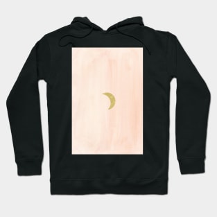 Abstract pastel moon Hoodie